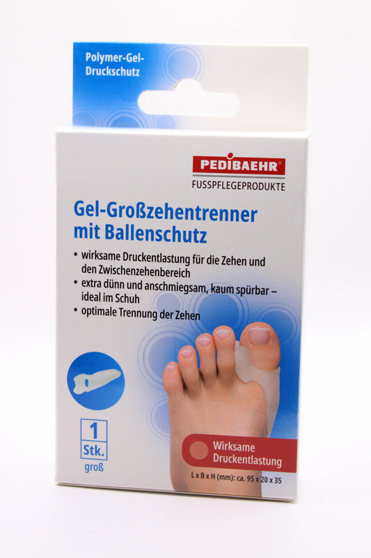 PEDIBAEHR GEL GROSSZEHENTRENNER MIT BALLENSCHUTZ